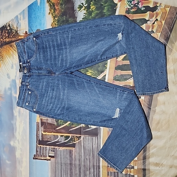 Levi's Other - Levi's Silvertab Mini Mom‎ Jeans Distressed Size 16 NWT